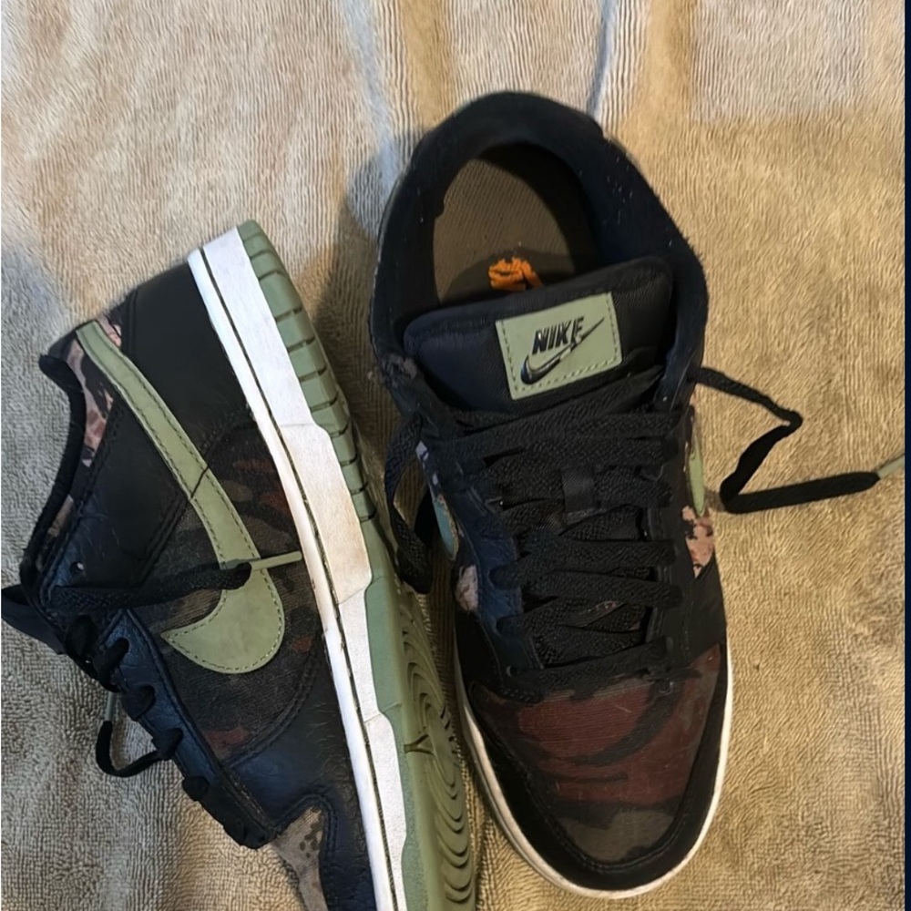 Camouflage and Green Sneakers - Picture 5 of 5
